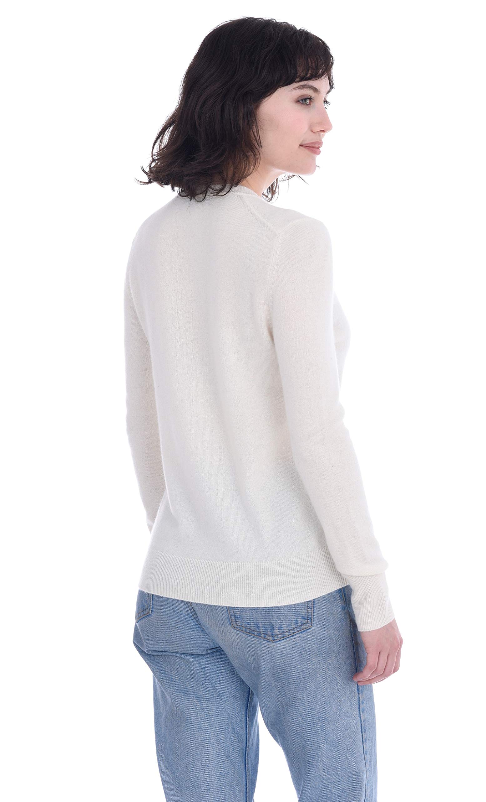 Luxury 100% Pure Cashmere Women's V-Neck Sweater - Soft Long Sleeve Pullover for Women | Perfect for Office Wear, Date Nights & Winter Layering