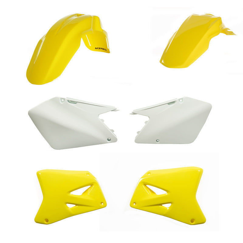 Acerbis 03-08 Suzuki RM125 RM250 Full Plastic Kit - OEM Style Replacement for Off-Road Motorcycle Dirt Bike - Perfect for Trail Riding & Motocross Racing