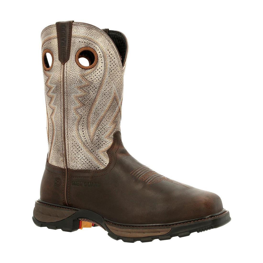 Maverick XP Composite Toe Met Guard Ventilated Western Work Boots for Men - Safety Work Shoes for Construction, Oil Rig & Ranch - Comfortable & Durable for Long Shifts