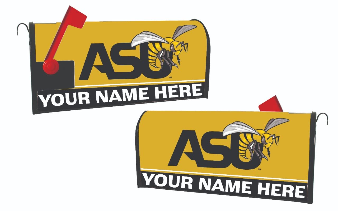 Officially Licensed Alabama State University Mailbox Cover - Personalized Custom Design with Name | Durable Outdoor Decoration for College Fans & Alumni | Perfect for Game Day, Graduation Gifts & Home Decor