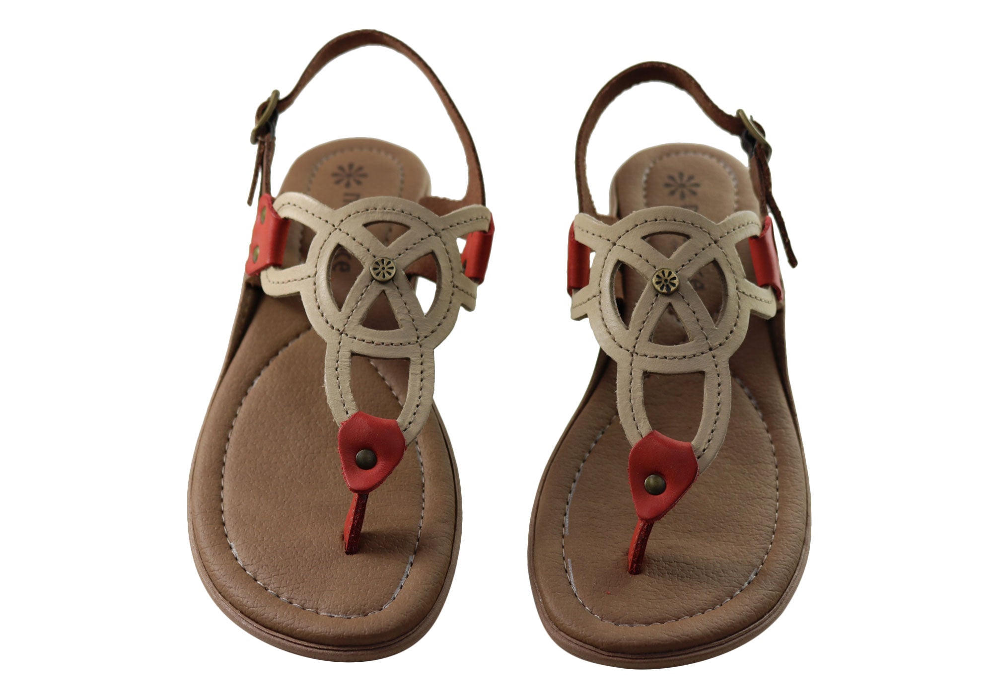 Ellis Women's Comfortable Leather Sandals - Handmade in Brazil - Casual Summer Walking Shoes for Beach, Travel & Everyday Wear