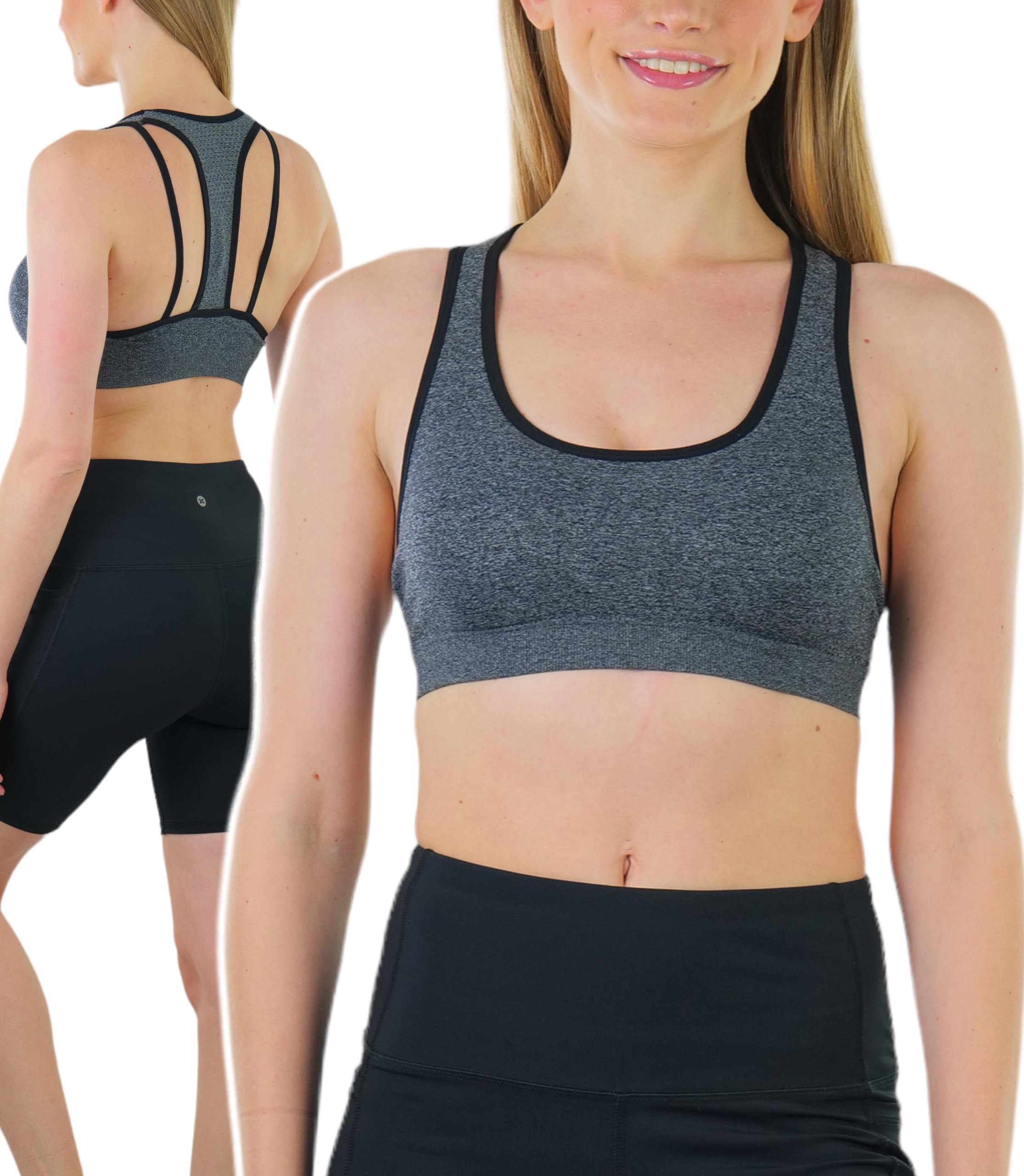ToBeInStyle Women’s Seamless Wire-Free Sports Bras & Bralettes - Supportive Comfort for Yoga, Gym & Everyday Wear