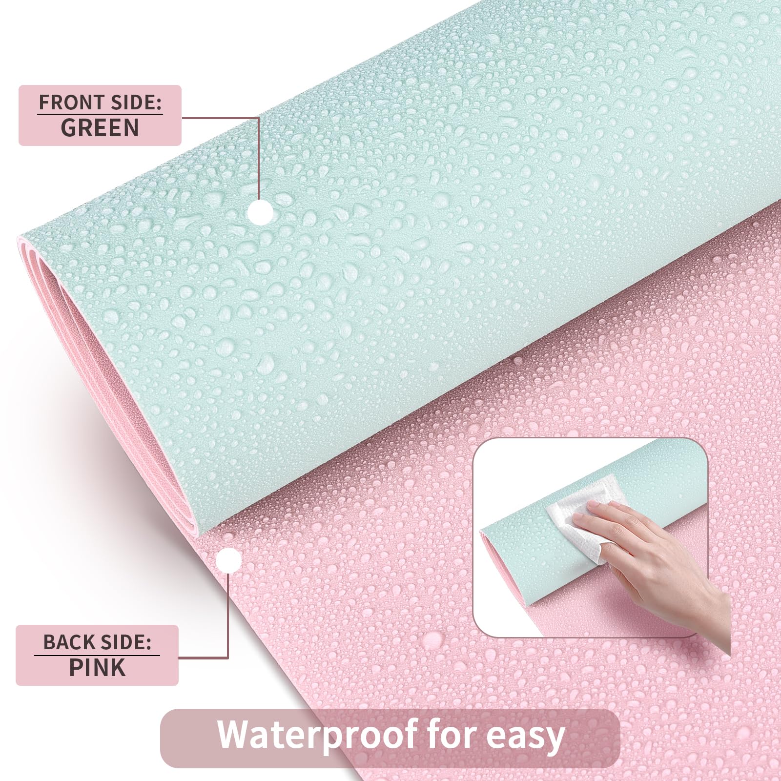 Premium PU Leather Desk Pad Protector - 47.2