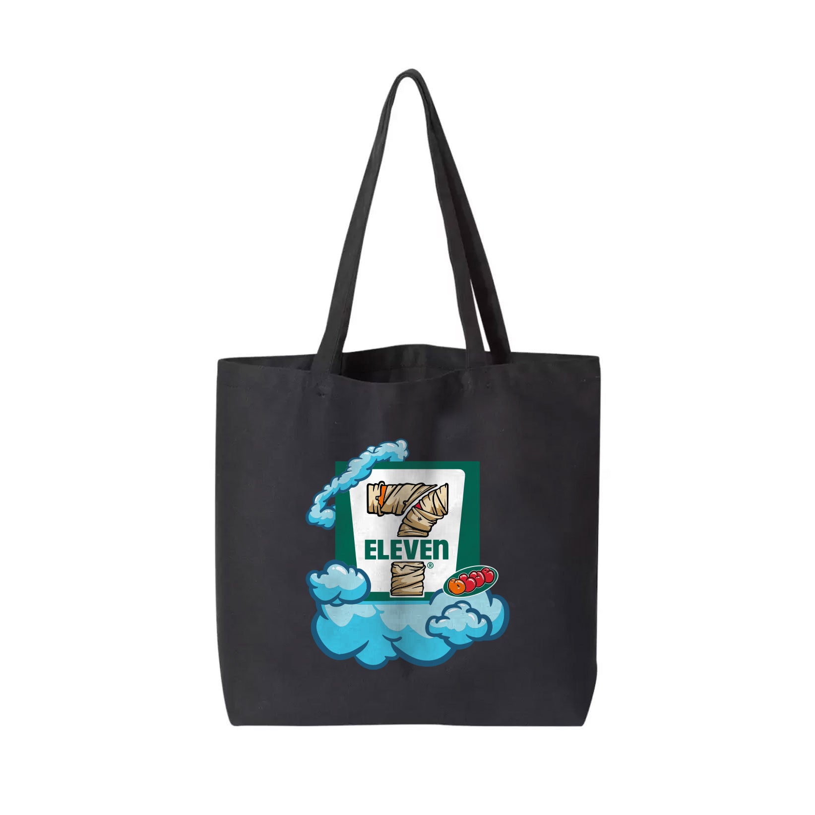 7 Eleven x Blue the Great Mummy Tote Bag - Stylish Reusable Shopping Bag for Groceries, Beach Trips & Daily Use