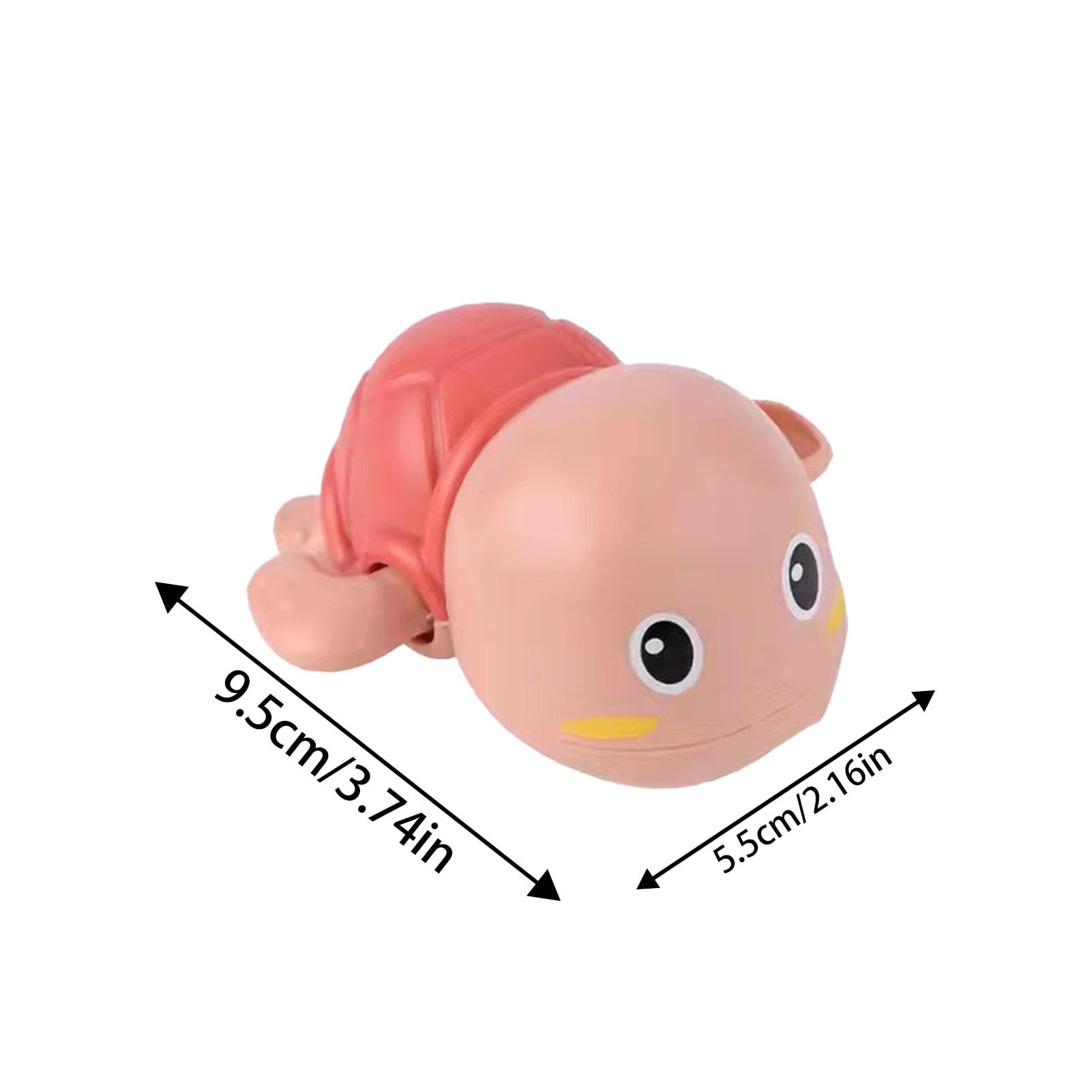 3-Piece Wind-Up Mechanical Turtle Bath Toy Set | Cute Floating Animal Water Toys for Babies & Kids | Fun Bath Time Play for Toddlers & Infants