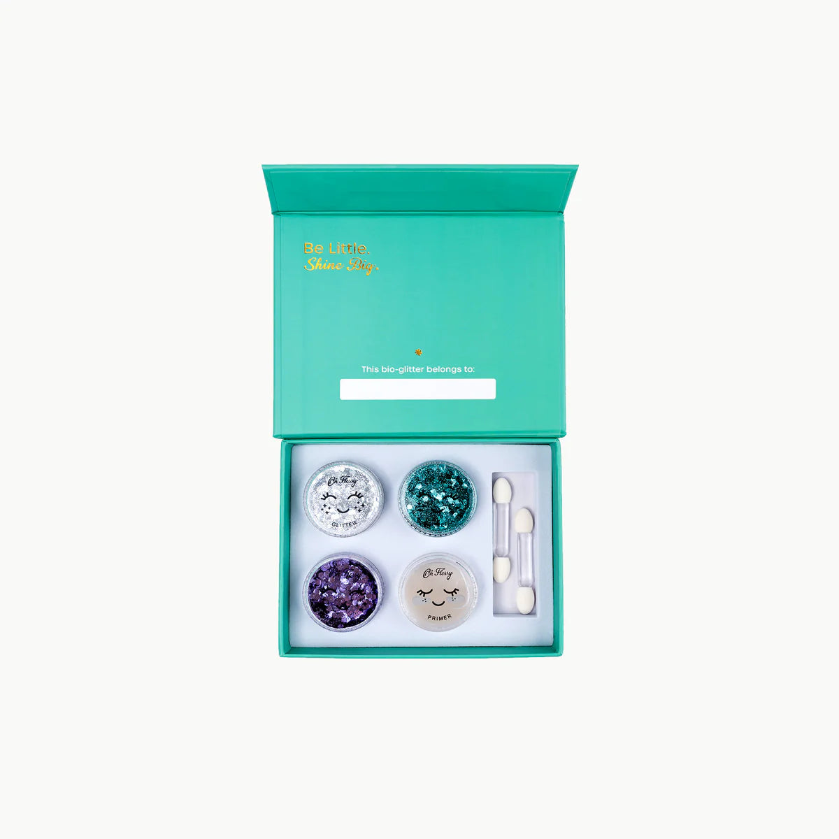 Oh Flossy Kids Under the Sea Glitter Makeup Set - Sparkling Ocean-Themed Cosmetic Kit for Girls | Perfect for Birthday Parties, Dress-Up Play & Pretend Makeup Fun