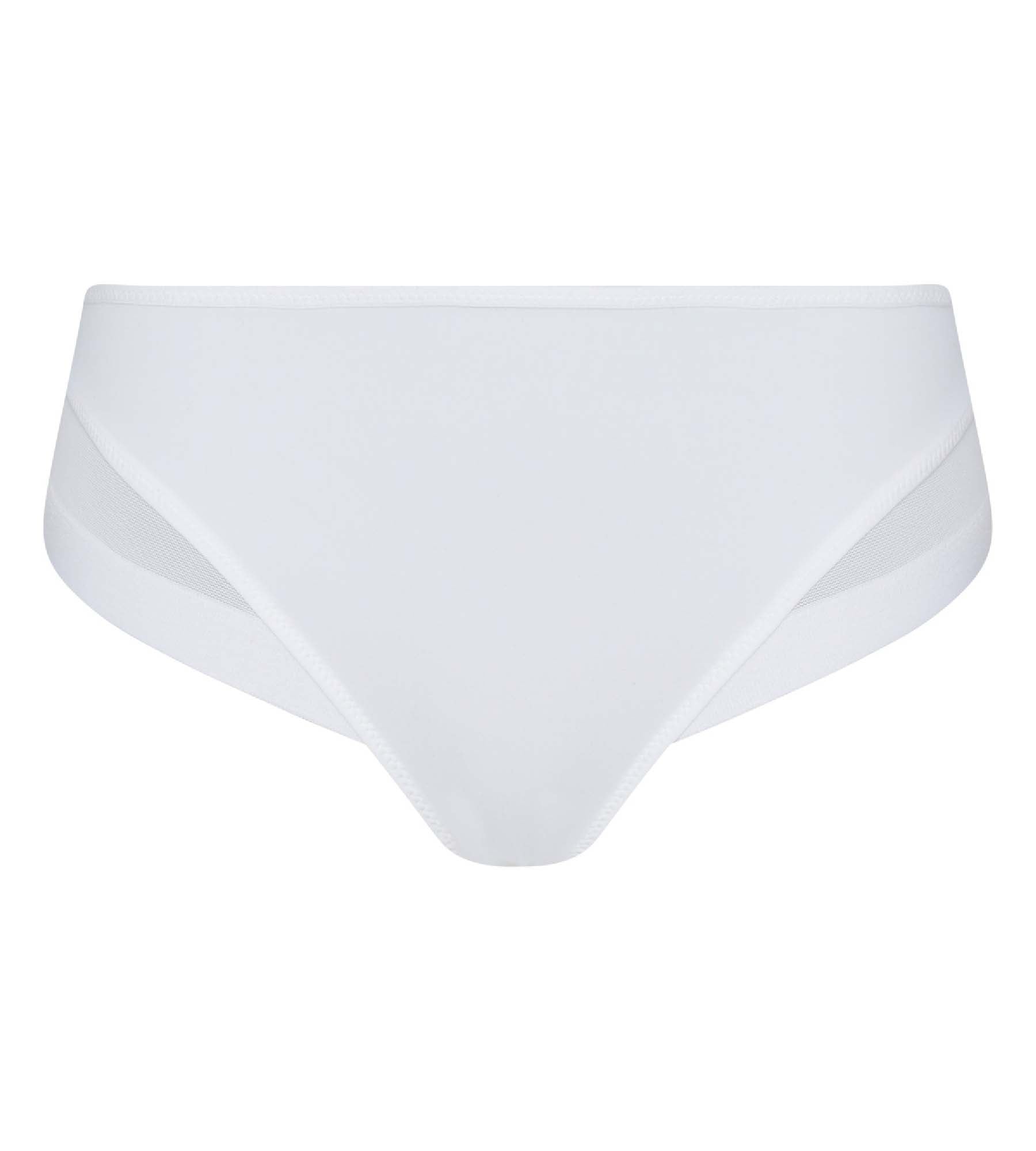 Dim Women's White Microfiber & Tulle Slip - Comfortable Underwear for Dresses & Skirts | Perfect for Weddings, Date Nights & Formal Occasions