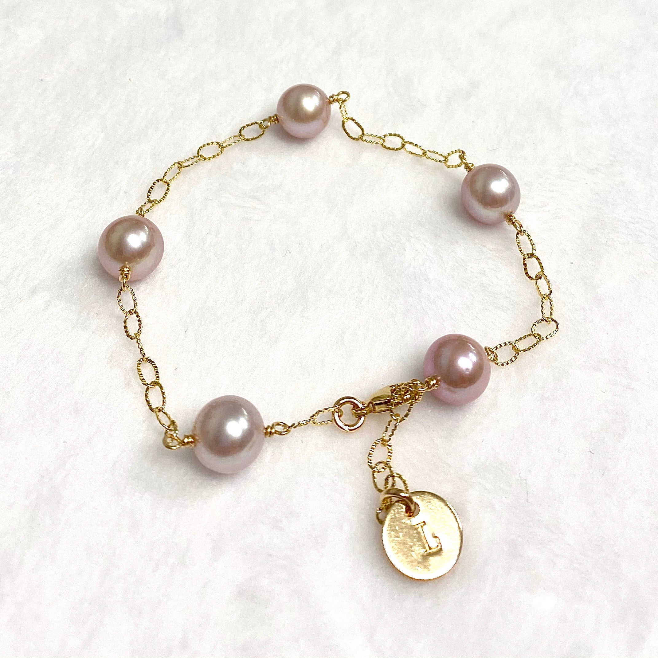 Bracelet Leilani - Pink Edison Pearls (B305) | Elegant Pearl Jewelry for Women | Perfect for Weddings, Parties & Special Occasions