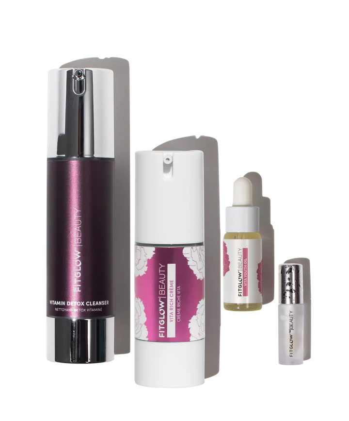 Vitamin + Retinol Discovery Kit for Anti-Aging Skincare - Brightening & Wrinkle Reduction Face Care Set - Perfect for Nighttime Routine & Sensitive Skin