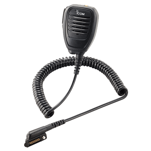 Icom HM222 Speaker Microphone - High-Quality Two-Way Radio Accessory for Clear Communication | Perfect for Ham Radio, Marine, and Emergency Use