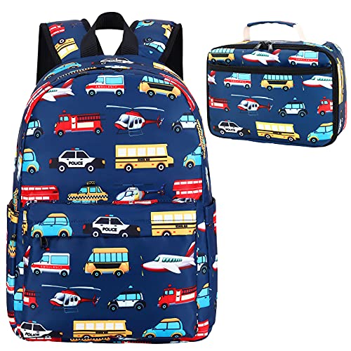 Car Airplane Pattern-navy