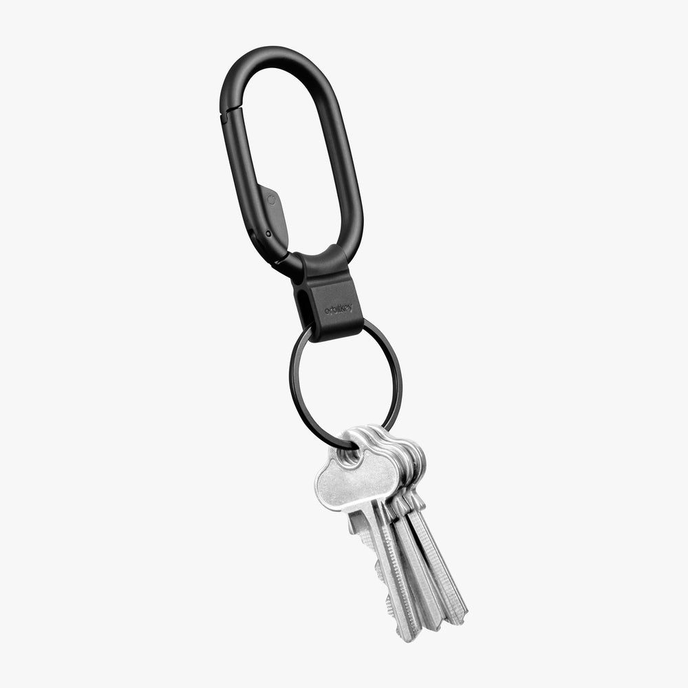 ORBITKEY Clip Mini - Compact Key Organizer for Minimalist Lifestyle | Durable & Stylish Black Design | Perfect for Home, Office, Travel & Everyday Carry (EDC)