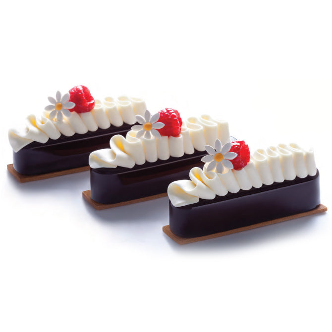 Antonio Bachour Pavoflex Silicone Mold - 14 Pastel Baking Forms for Cakes, Cupcakes & Desserts - Perfect for Home Baking, Party Treats & Professional Pastry Making