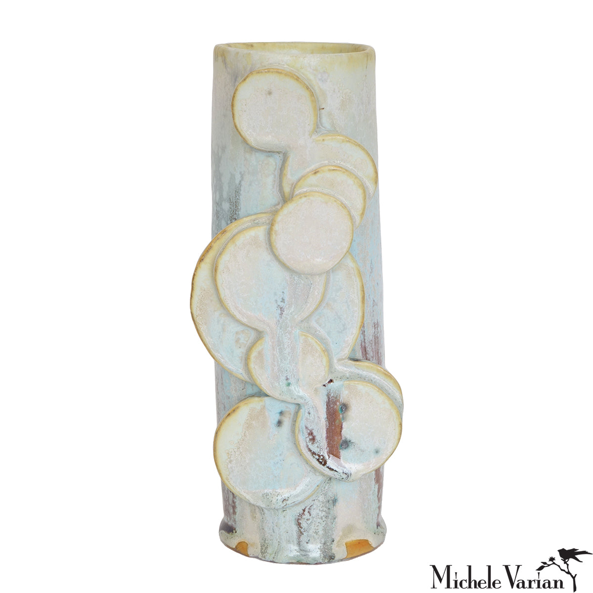 Modern Glass Circles Vase - Elegant Home Decor for Centerpieces, Weddings & Floral Arrangements
