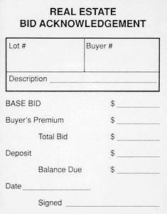 3-Part Real Estate Bid Forms - Professional Property Bidding Documents for Investors, Agents & Contractors | Perfect for Auctions, Rental Applications & Property Management