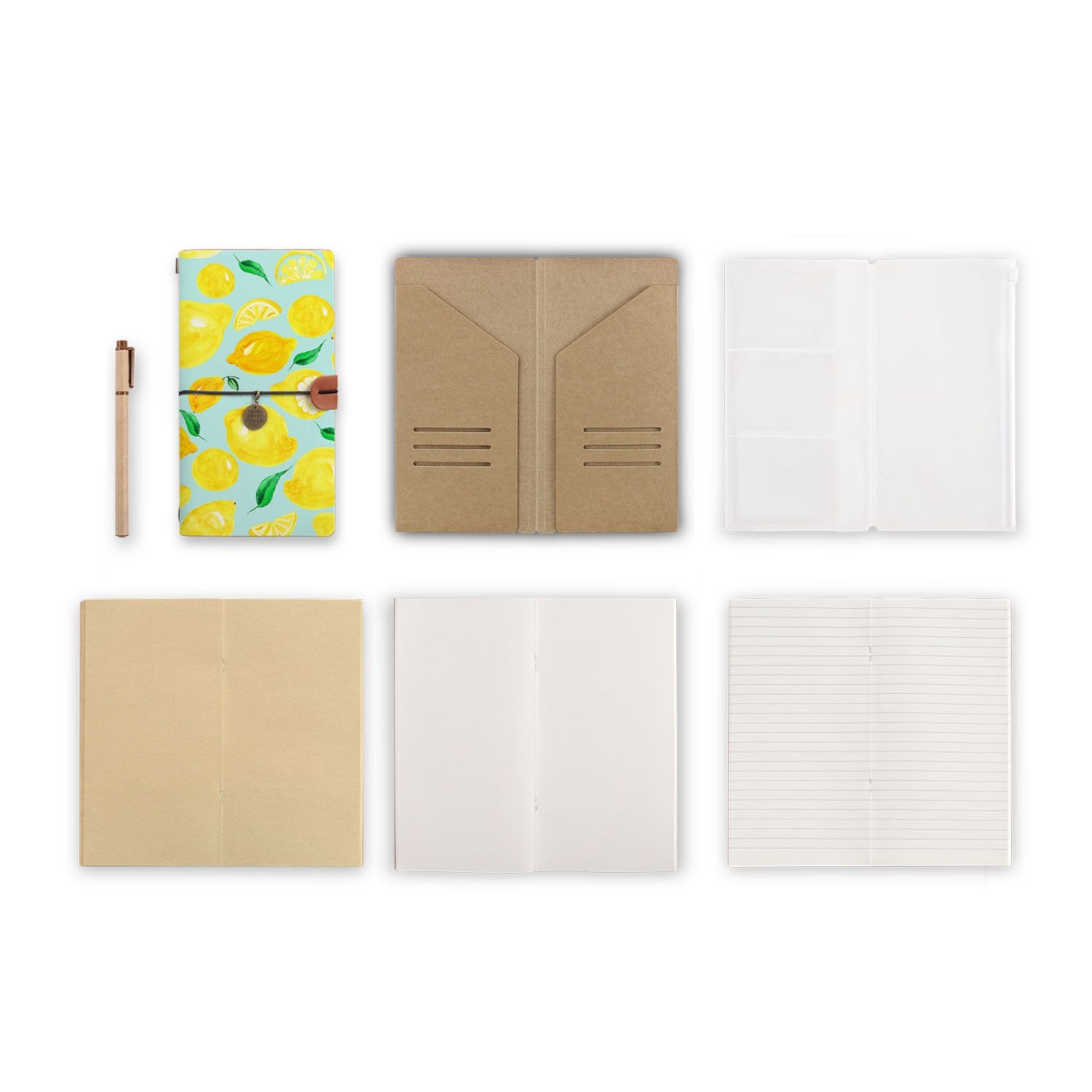 Premium Leather Traveler's Notebook Journal - Refillable Vintage Writing Diary for Men & Women - Perfect for Journaling, Sketching & Travel Adventures
