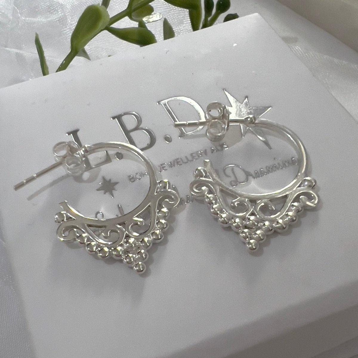 Laihas Premium Liberty Boho Hoop Earrings for Women - Gold & Silver Vintage Style Dangle Earrings - Perfect for Boho Chic, Festival, and Everyday Wear