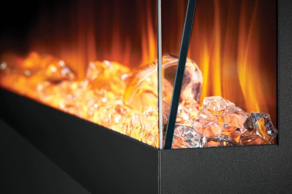 Napoleon Trivista Pictura 50 Inch 3-Sided Wall Mount Electric Fireplace - Modern Heating Solution for Living Room, Bedroom & Office Spaces