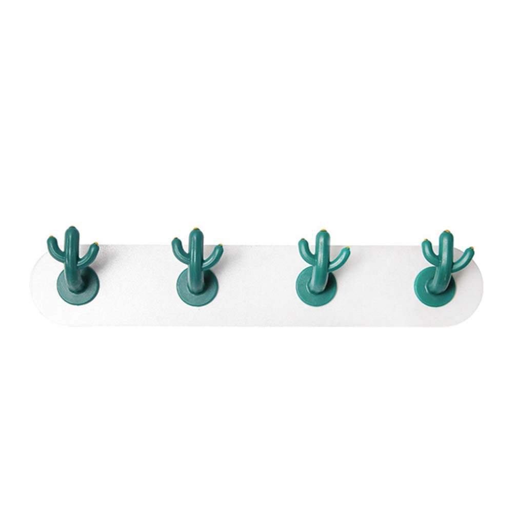 Vintage Wall Hooks with 4 Hangers - Heavy Duty Adhesive Mounted Hooks for Coats, Bags & Towels - No Nails Needed - Perfect for Bedroom, Bathroom & Entryway Organization