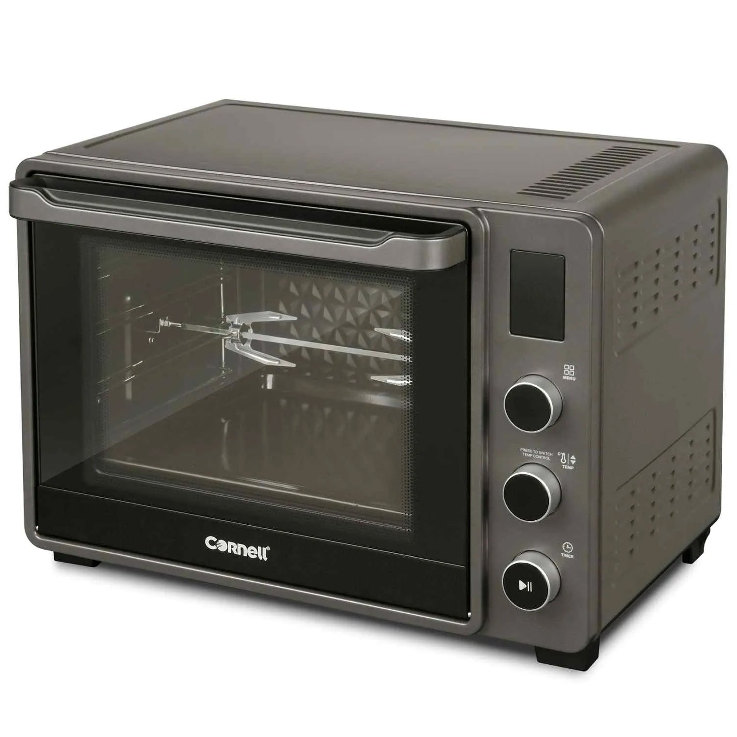 CEO P40LD Digital Electric Oven - 30L Capacity, 2000W, 8 Cooking Functions with Timer - Perfect for Baking, Roasting & Reheating in Home Kitchens & Small Bakeries