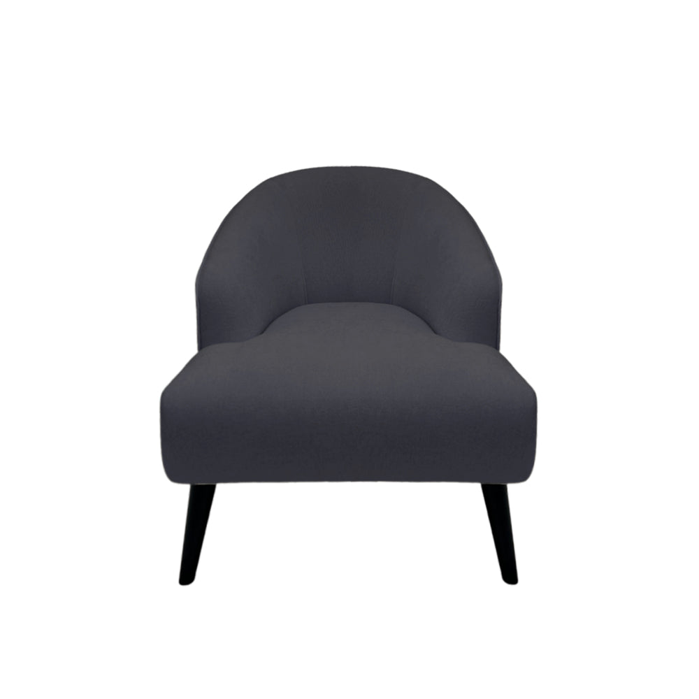 Jonathan Armchair - Modern Upholstered Accent Chair with Solid Wood Legs for Living Room, Bedroom & Office - Comfortable Lounge Chair for Relaxing & Reading