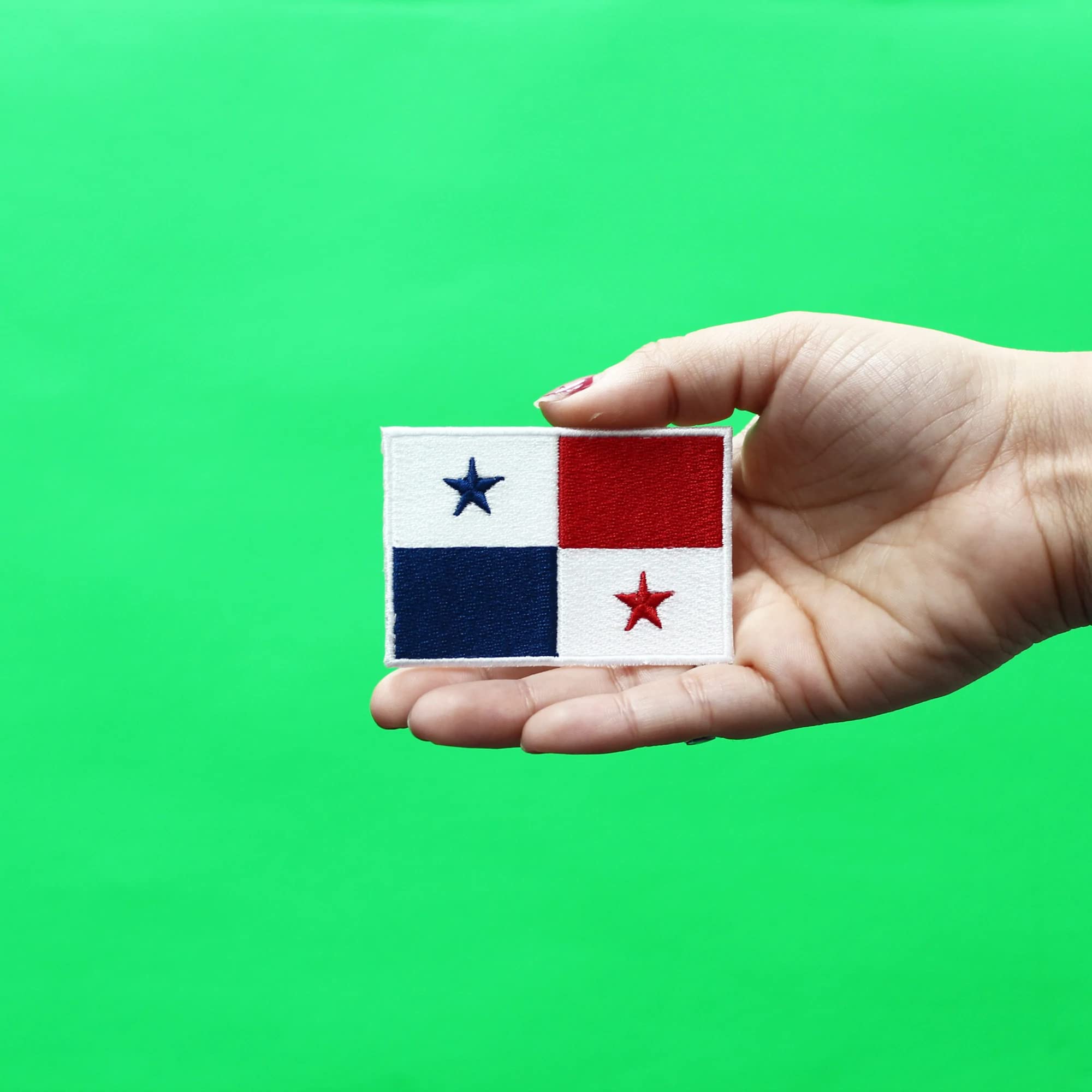 Panama Flag Patch - Embroidered Iron-On for Clothes, Bags & Hats - Show Your Country Pride | Perfect for Travel, Sports & Patriotic Events