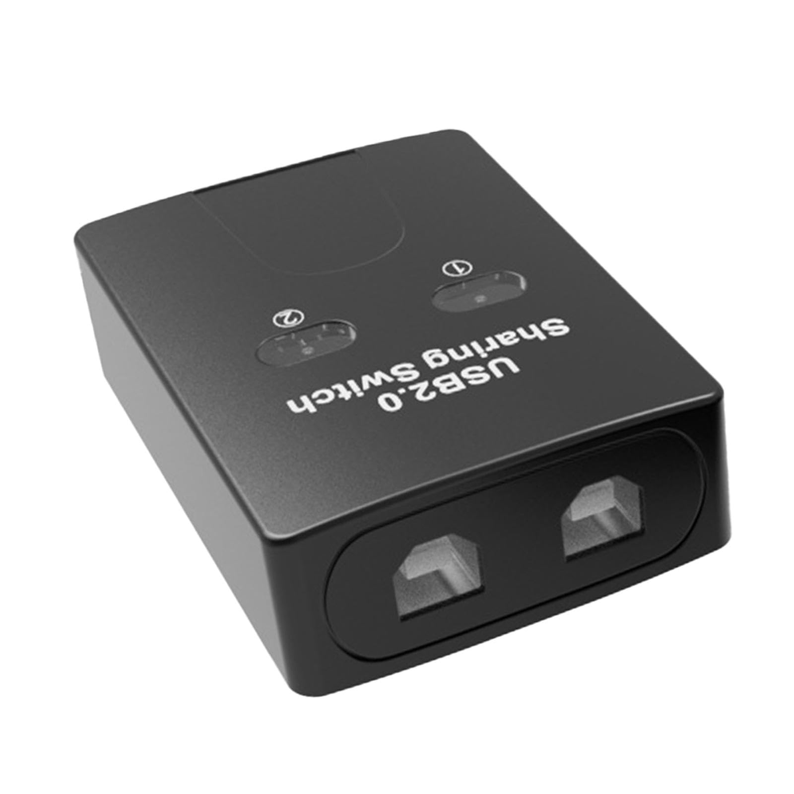 Ronyme 2-in-1 USB Printer Sharing Switch | USB Peripheral Device Switcher for PC & Computer | Stable Connection for U Disk & Printers | Perfect for Home Office & Small Business Workstations