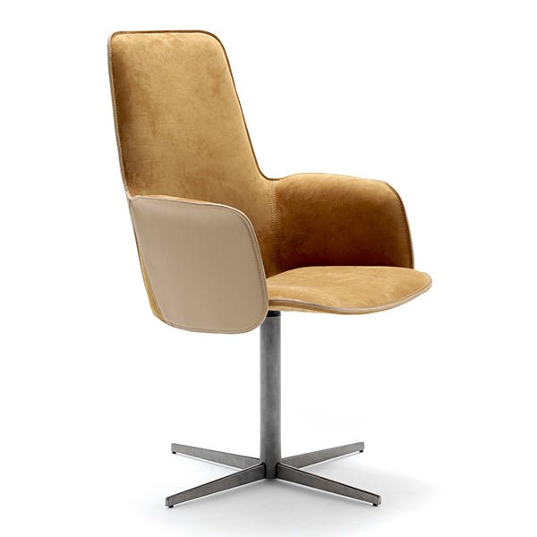 Electa Tall BC Armchair by Fasem - Modern Dining Chair with Back Support for Home, Office & Restaurant Use