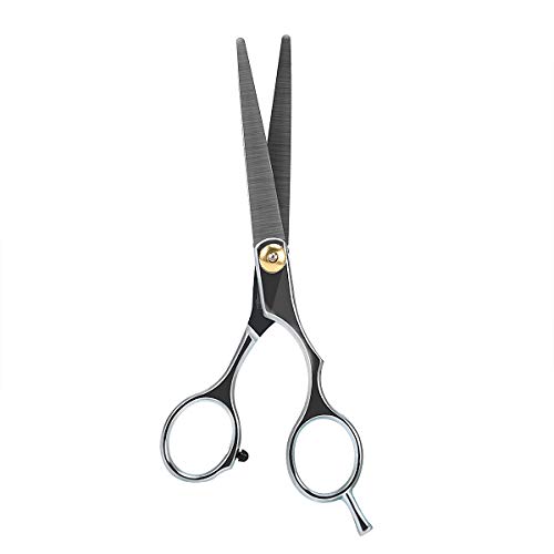 Professional 6 Inch Hair Cutting & Thinning Scissors - Stainless Steel Salon Shears with Flat Teeth Blades for Styling, Trimming & Hairdressing - Perfect for Barbers, Stylists & Home Use