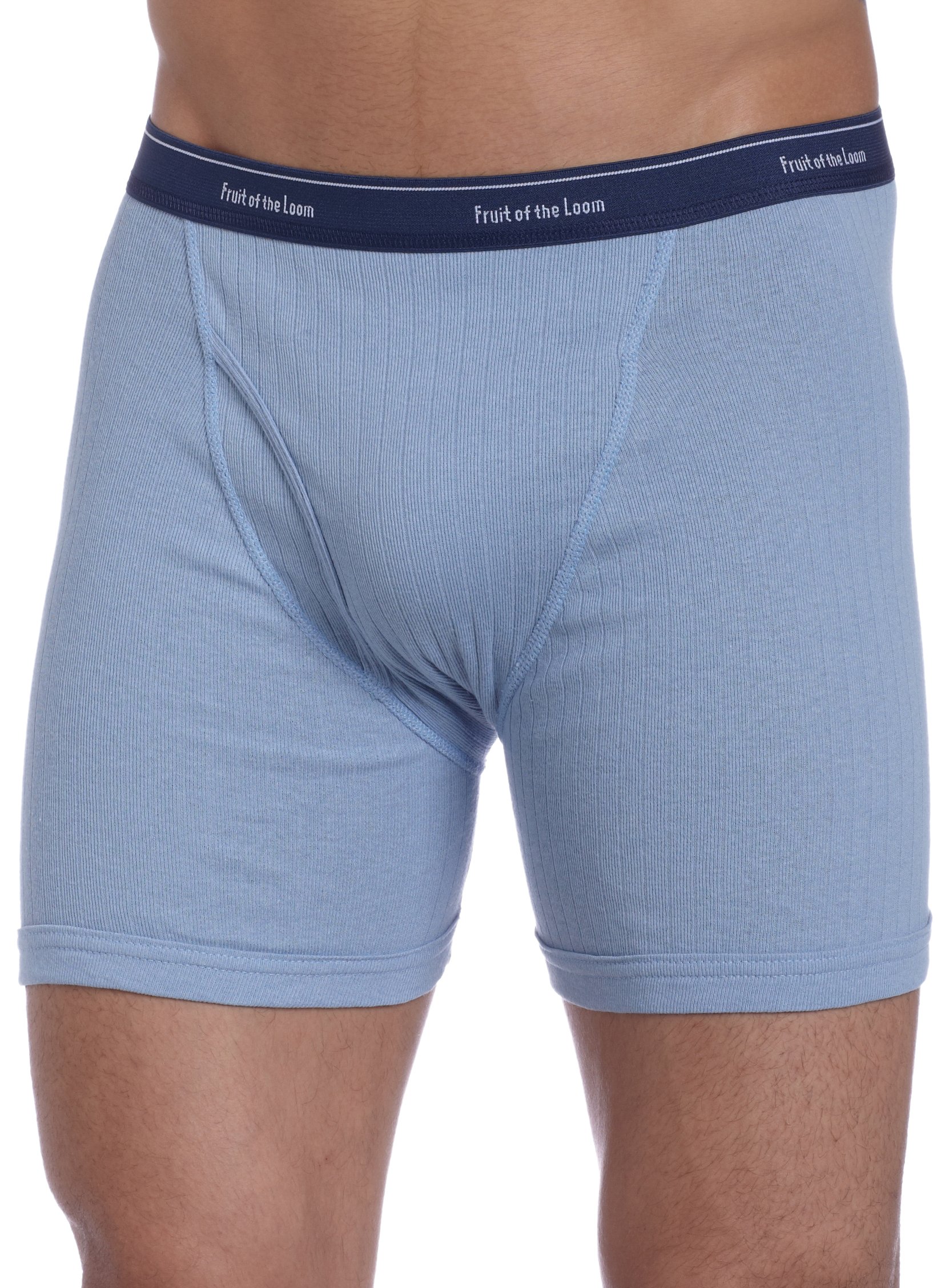 Fruit of the Loom Men's Boxer Briefs 4-Pack - Soft Cotton Underwear for Everyday Comfort - Perfect for Work, Gym & Lounge Wear