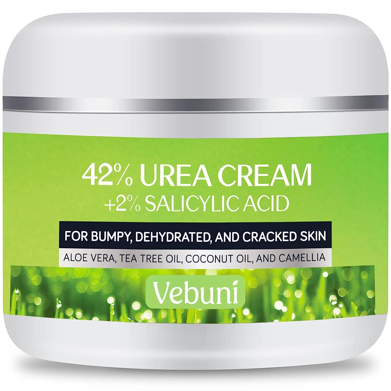 42% Urea Cream with Salicylic Acid - 4oz Callus Remover for Feet, Knees & Elbows | Intensive Moisturizer & Skin Softener | Dead Skin Exfoliator | Perfect for Dry, Cracked Heels & Rough Skin Care at Home