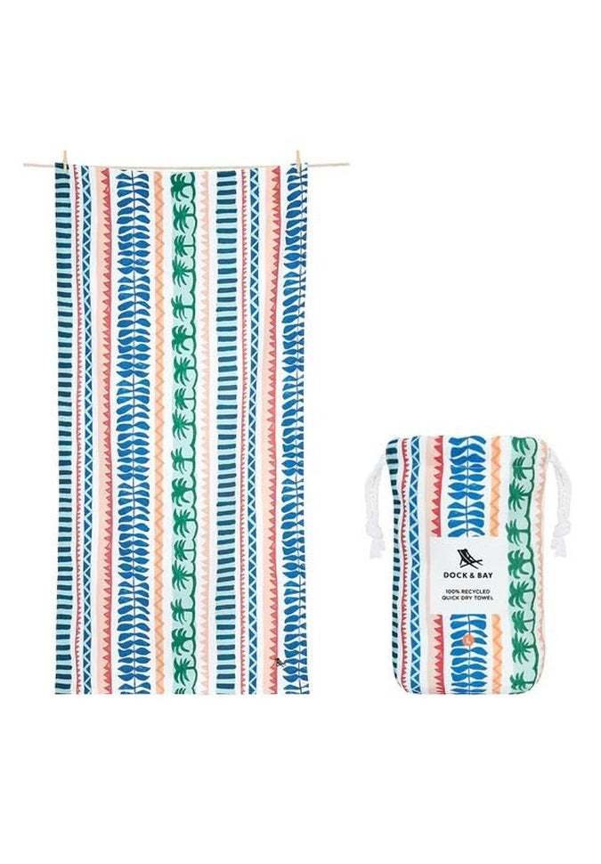 Dock & Bay Quick Dry XL Towels - Ultra Absorbent, Lightweight & Fast Drying Beach Towel for Travel, Pool, Gym & Yoga - Perfect for Outdoor Activities & Water Sports