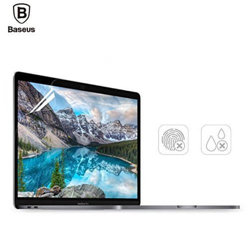 Baseus Clear Screen Protector for MacBook Pro 15 Inch - HD Anti-Glare Film Guard for Laptop Display - Perfect for Work, Study, and Entertainment