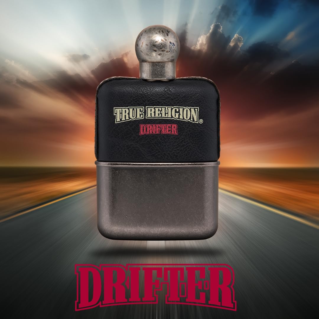 True Religion Drifter Body Spray for Men & Women - 6 Oz Long-Lasting Fragrance - Fresh & Woody Scent - Perfect for Daily Use, Gym & Night Out