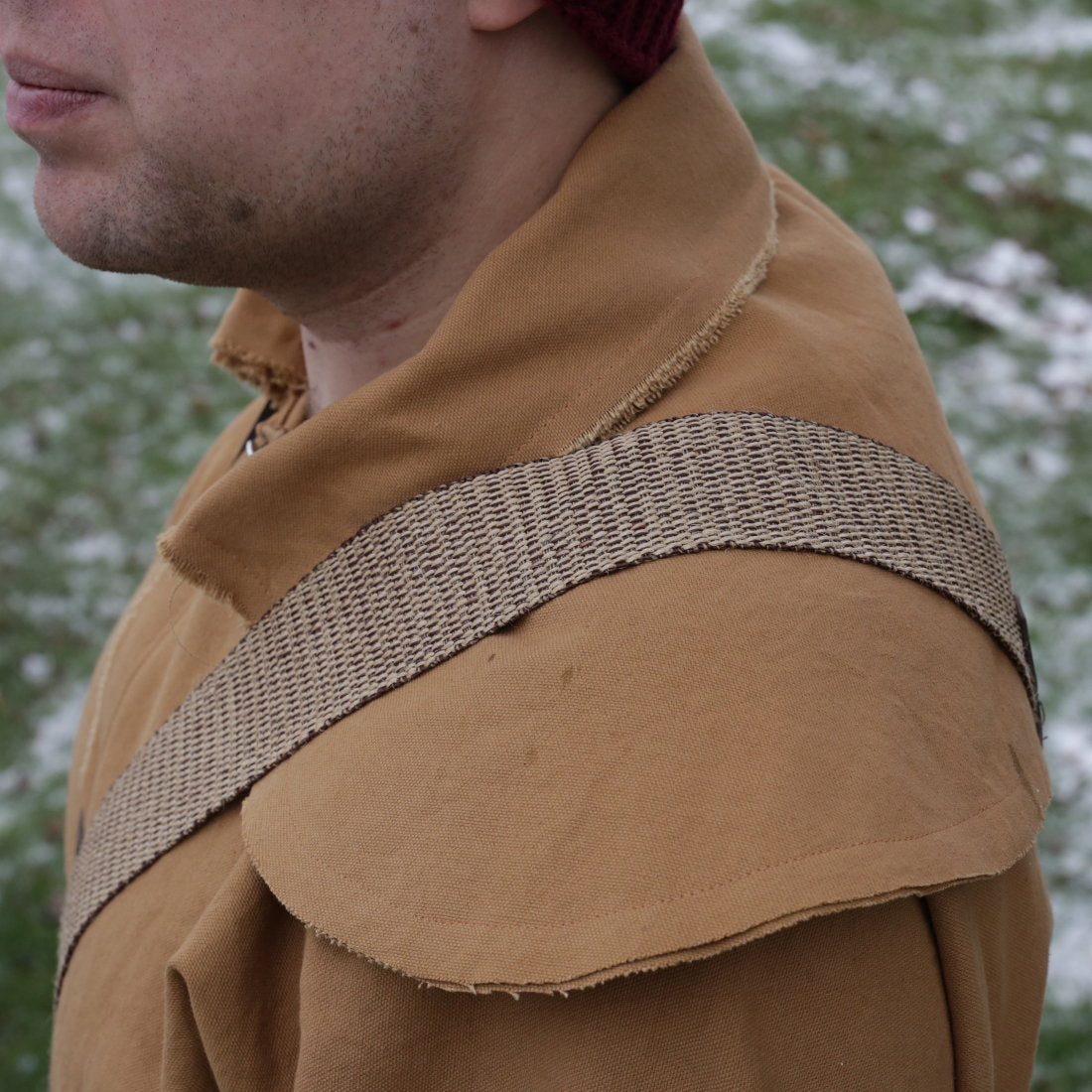Premium Canvas Hunting Frock - Durable Outdoor Costume for Hunting & Cosplay | Perfect for Halloween, LARP & Outdoor Adventures