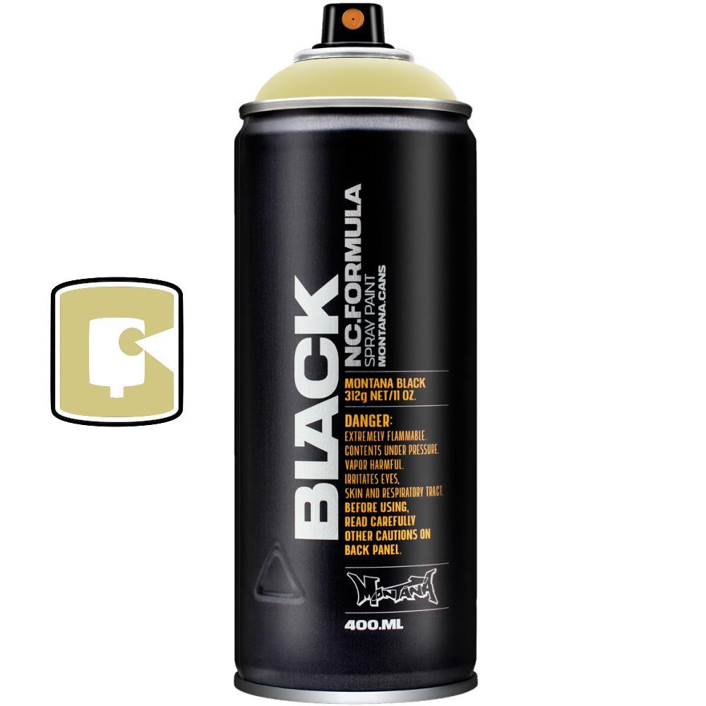 Montana Black 400ML Bamboo Spray Paint - Premium Graffiti & Art Supplies for Walls, Canvas, DIY Projects