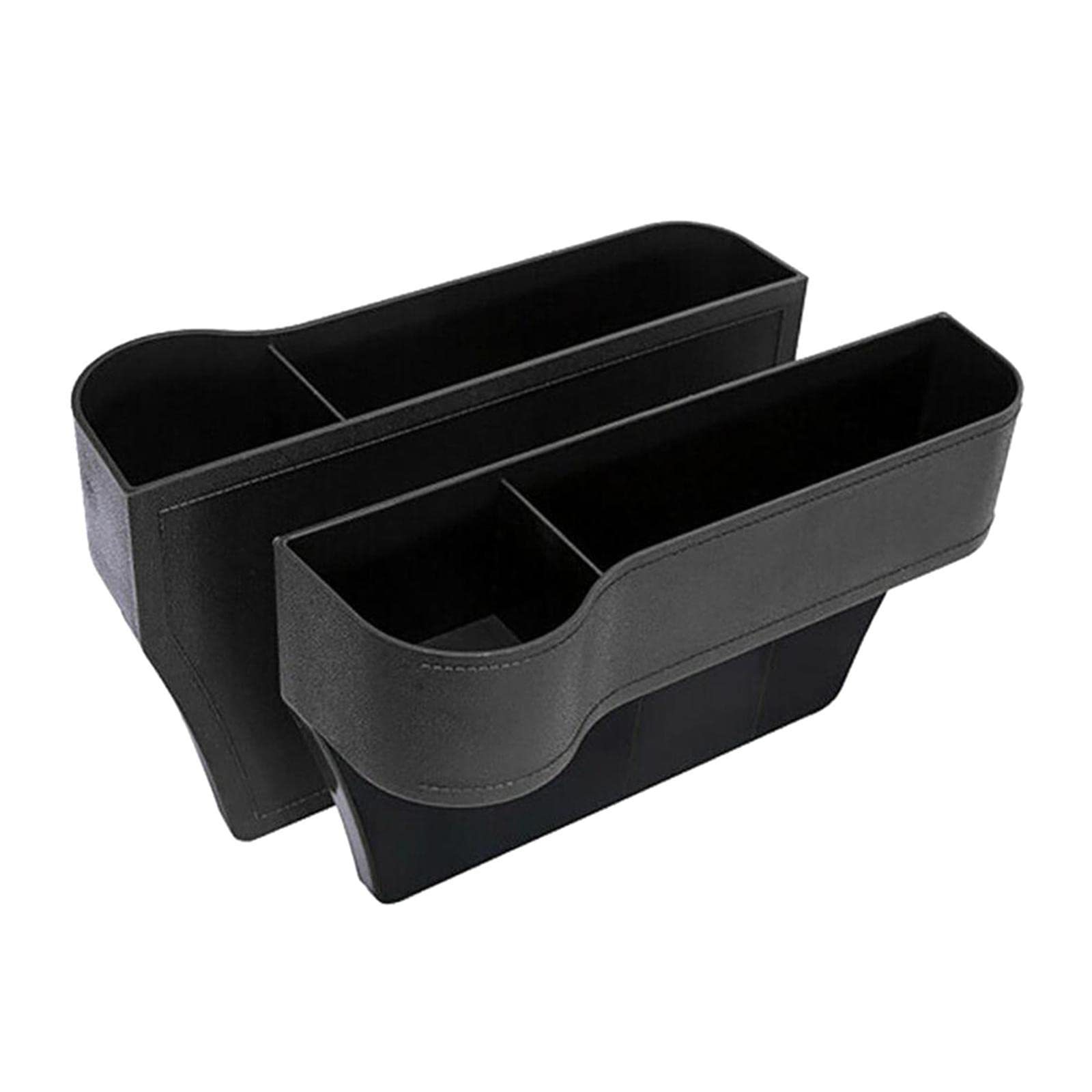 Car Seat Gap Organizer - Universal Front Seat Storage Organizer with Phone Holder, Pockets for Phone, Wallet, Keys & Coins - Perfect for Sedans, SUVs & Trucks