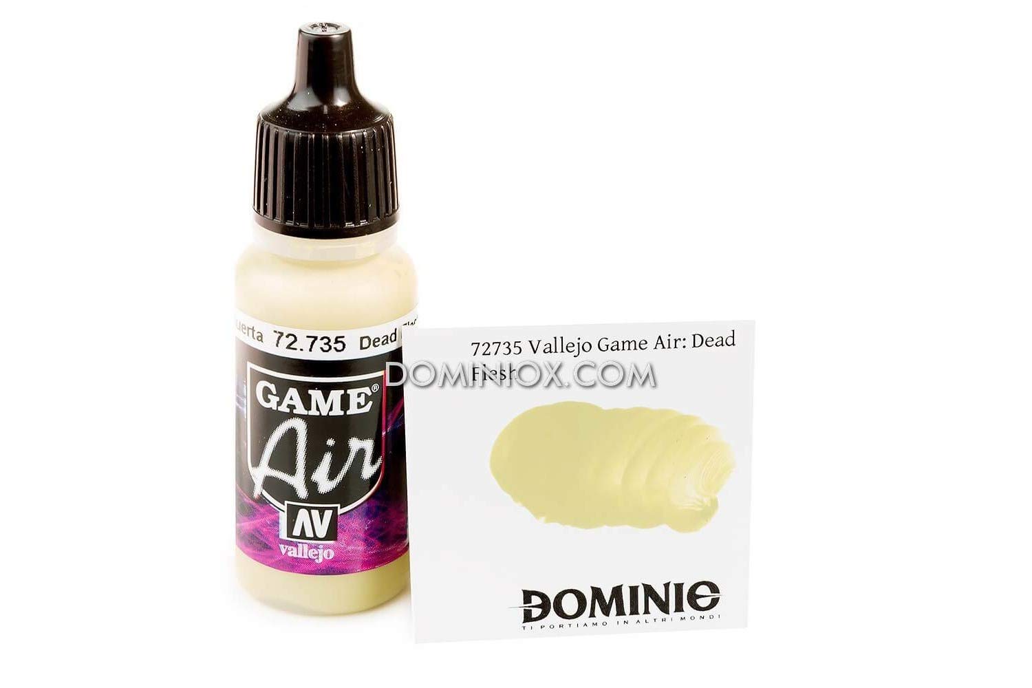 Vallejo Game Air Dead Flesh Acrylic Paint - Premium Matte Finish for Miniatures, Warhammer & Tabletop Gaming - Perfect for Zombie Figures, Horror Models & Undead Creatures