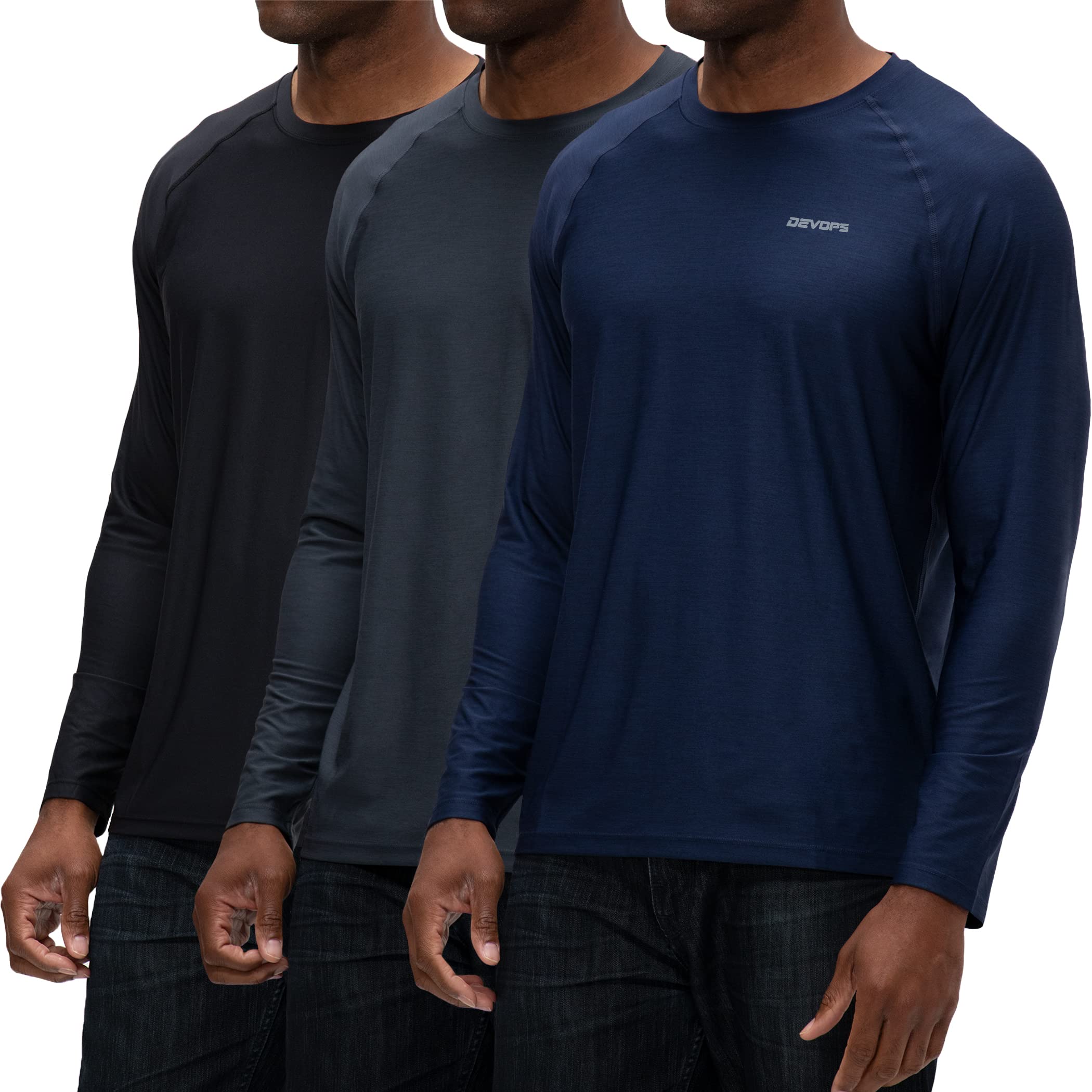 DEVOPS Men's Hoodie - Long Sleeve Pullover for Fishing, Hiking, Running & Workout | Comfortable Casual Wear for Outdoor Activities & Gym