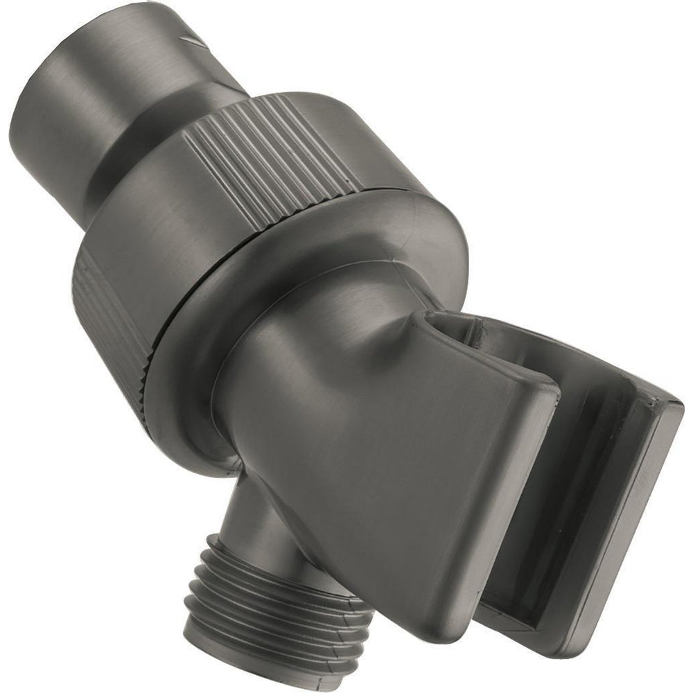 Adjustable Shower Arm Mount for Hand Shower - Black Stainless Steel U3401 KS PK Delta - Perfect for Bathroom Renovation & Spa-Like Shower Experience