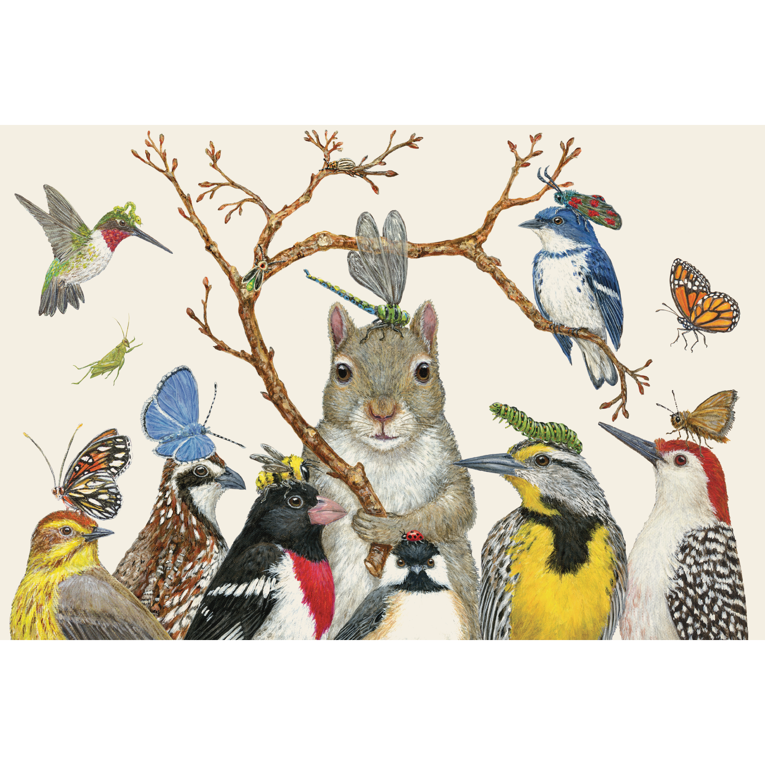 Bug Day Afternoon Placemat - Fun Insect-Themed Table Mat for Kids & Adults - Perfect for Picnics, Parties, and Everyday Dining