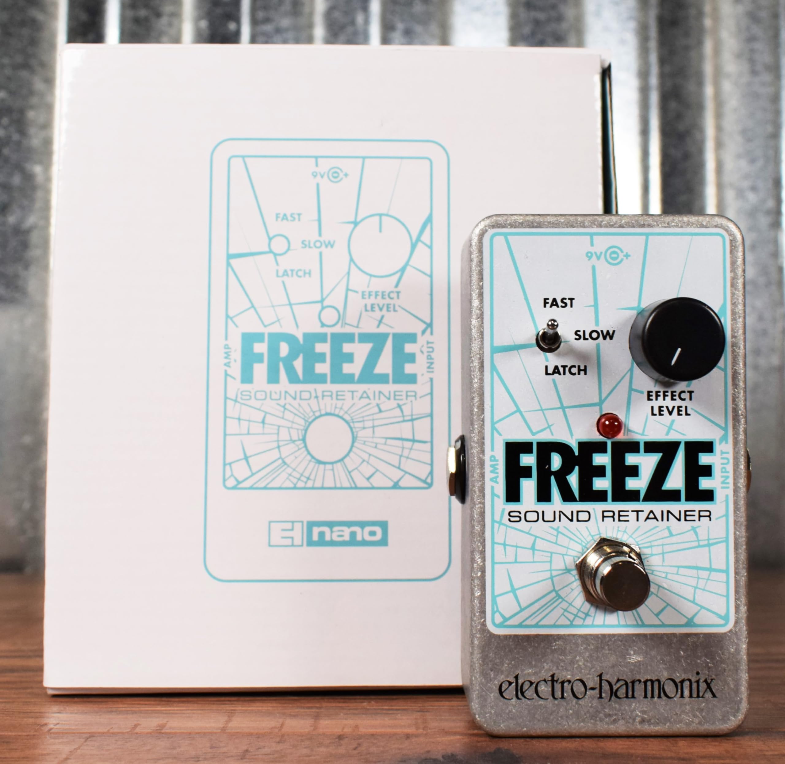 Electro-Harmonix Freeze Sound Retainer Guitar Effects Pedal - Sustain & Loop Effects for Live Performance & Studio Recording