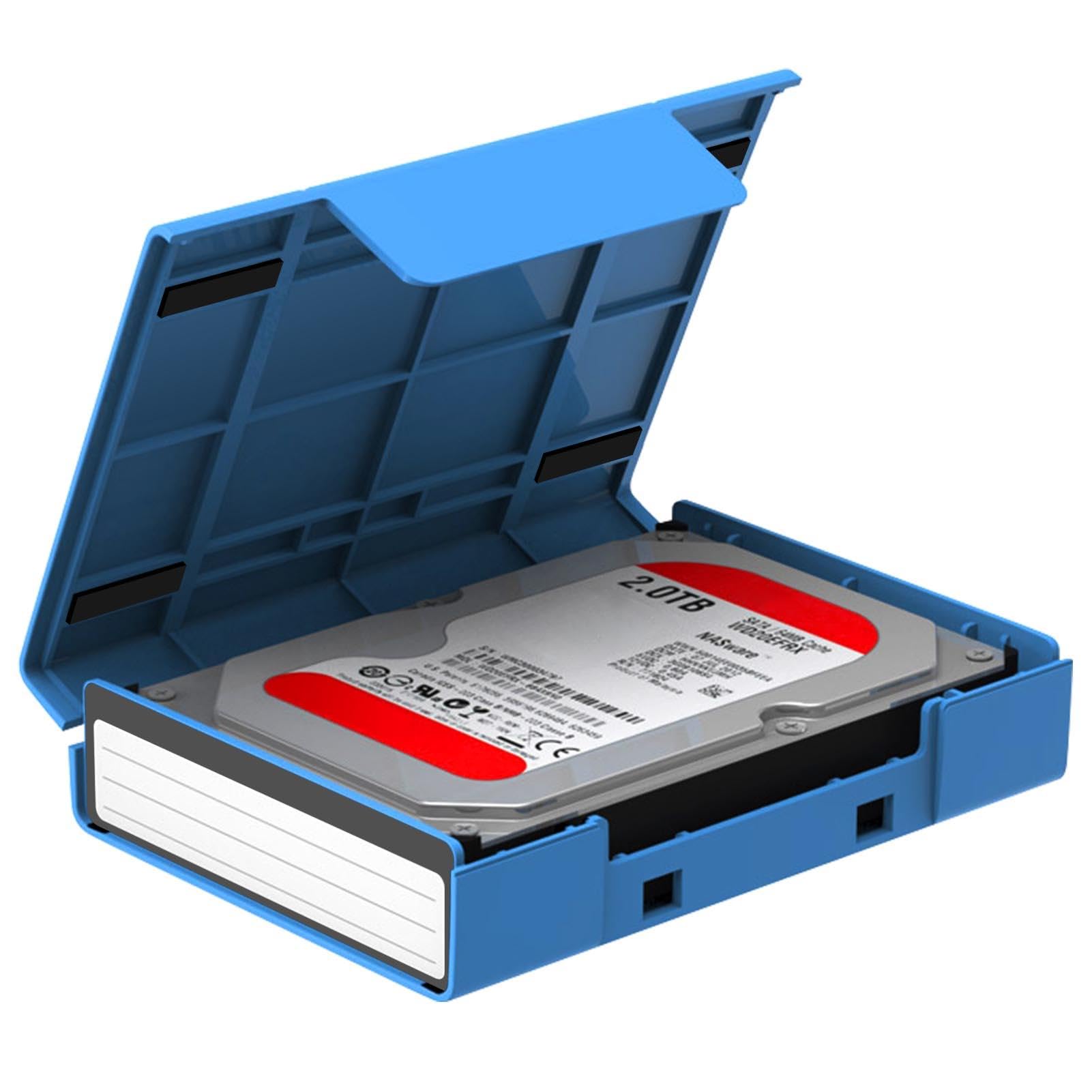 Premium HDD Storage Box & Hard Drive Travel Case - Multi-Functional Protective Organizer for Hard Drives, Motherboards, Video Cards & RAM | Durable Electronic Device Storage Solution for Travel, Office & Data Backup