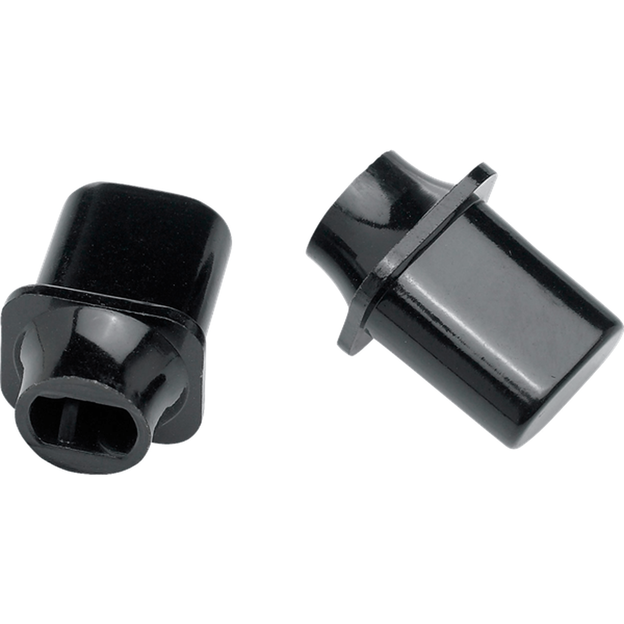 Fender Pure Vintage Telecaster Top Hat Switch Tips - Black (2 Pack) | Authentic Replacement Parts for Guitar Upgrades & Repairs | Perfect for DIY Guitar Maintenance & Customization