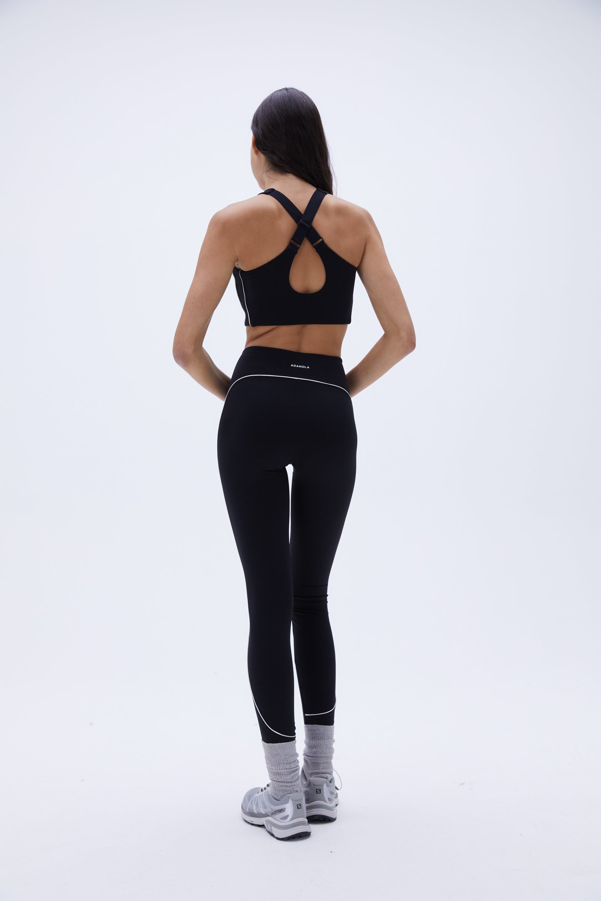 Ultimate Micro Piping Bra - Seamless Comfort Wireless Bralette for Women - Black & Off White - Perfect for Yoga, Lounge & Everyday Wear