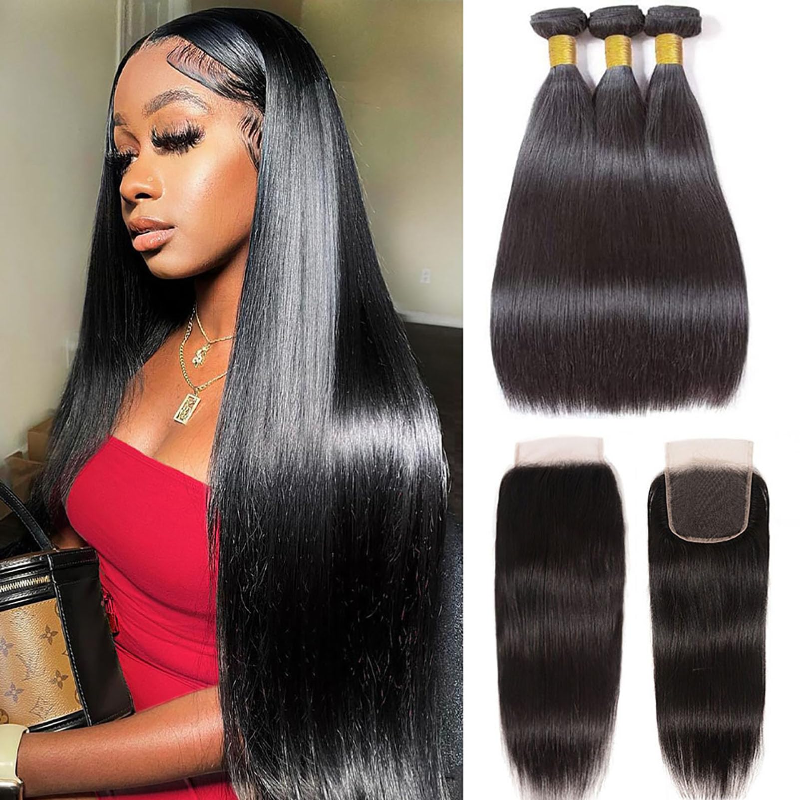 10A Brazilian Virgin Hair Bundles 20