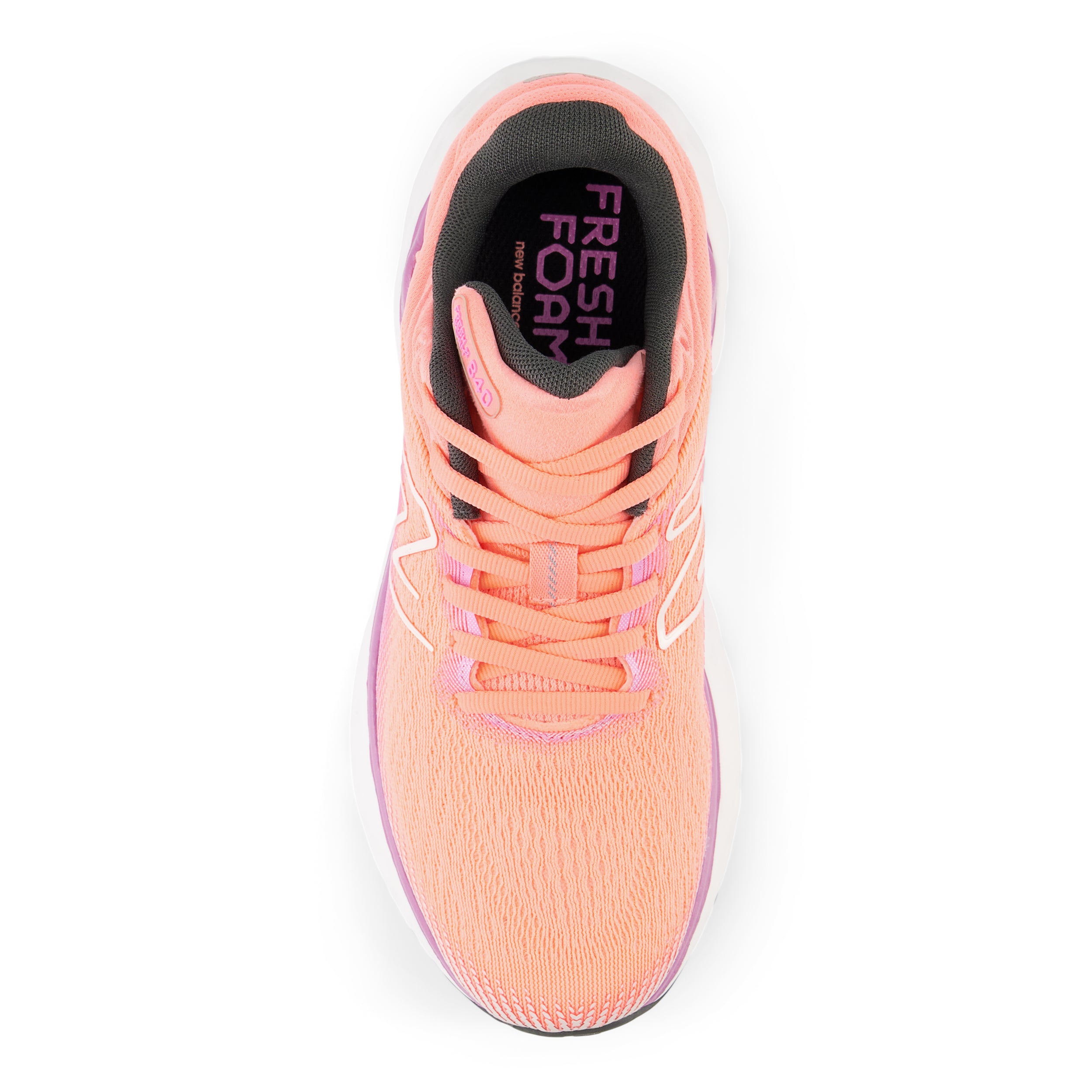 New Balance Women's Fresh Foam X 840F v1 Running Shoes - Lightweight Cushioned Sneakers in Grapefruit/Raspberry | Perfect for Jogging, Gym Workouts & Everyday Comfort