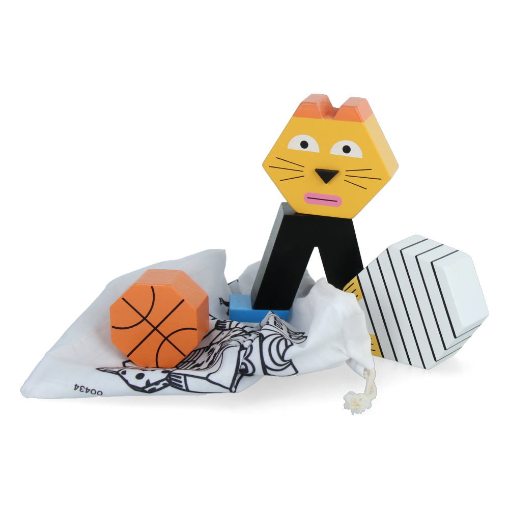 Block Party Cat Toy - Interactive Play for Indoor Cats - Perfect for Playtime, Exercise & Bonding