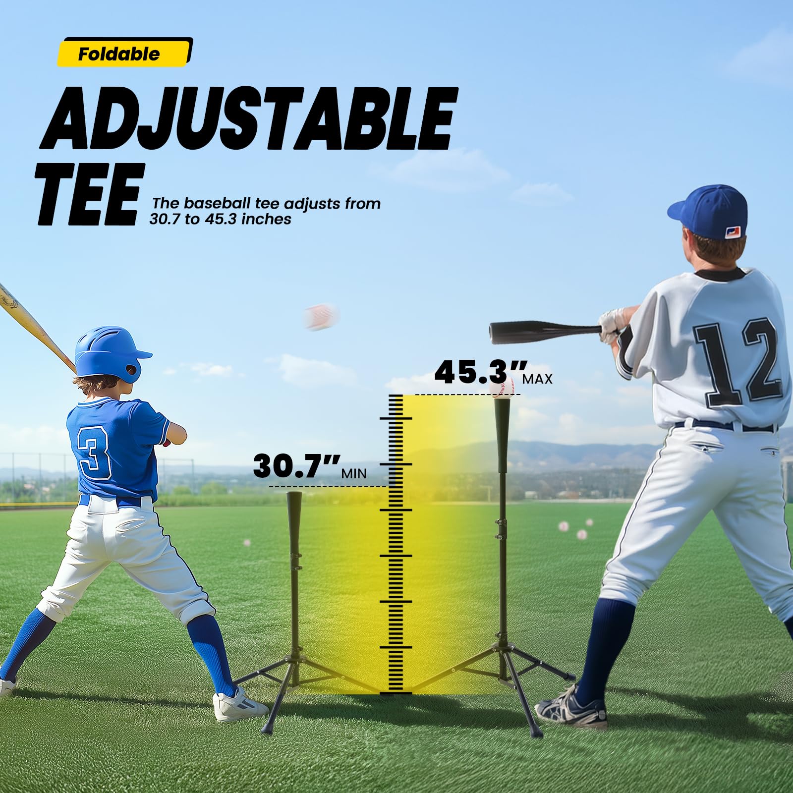 Zupapa 7x7 Feet Baseball & Softball Practice Net with Strike Zone - Portable Backstop Training Net for Batting, Hitting, Pitching & Catching - Perfect for Backyard, Field & Indoor Practice Sessions