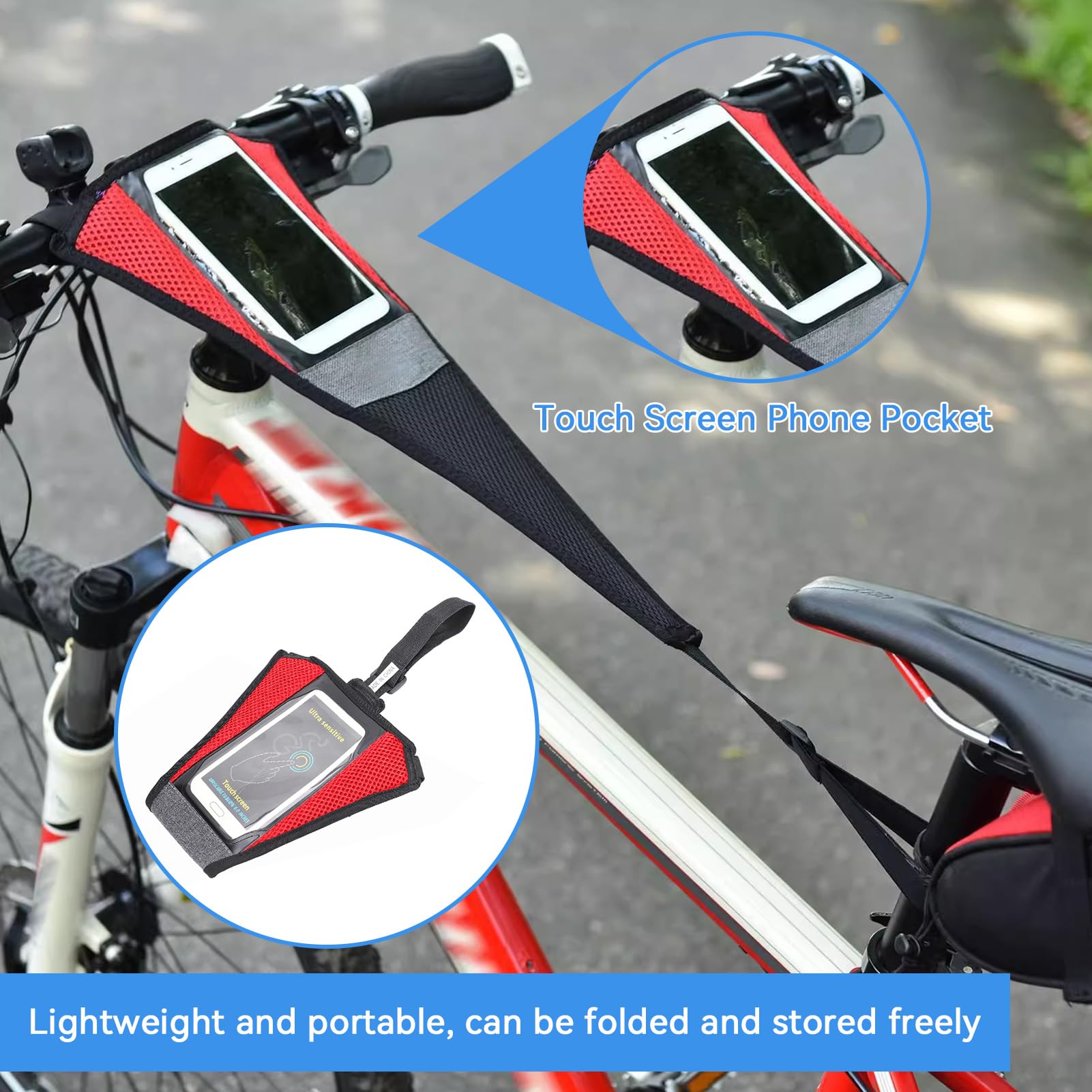 **Bike Trainer Sweat Guard - Sweat Absorbent Frame Protector Cover for Indoor Cycling, Smartphone Protection & Exercise Equipment - Perfect for Spin Bikes, Smart Trainers & Home Workouts**
